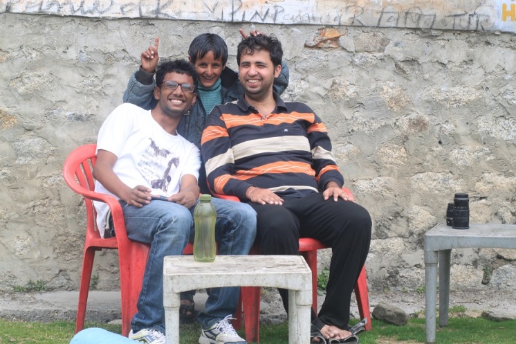 Me, Anish Bhaiya and Satish